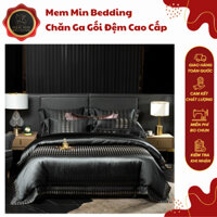 (L4389)Bộ Chăn Ga Gấm Luxurious Elegance 120s Biểu Tượng Của Sự Sang Trọng Và Đẳng Cấp - MemMinbedding