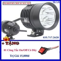 L4X - Đèn trợ sáng L4X chất lượng cao, siêu sáng tặng công tắc on/off