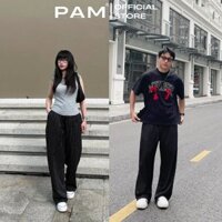 L59-Quần dài nam ống suông kẻ sọc PAMSTUDIO bản cao cấp chất liệu tuytsi kẻ sọc không nhăn , độ bền cao , thoáng mát