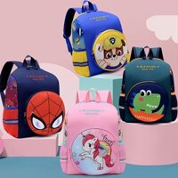 L7-Balo đi học mẫu giáo,tiểu học cho bé trai bé gái siêu nhẹ ngựa pony, công chúa, người nhện, chó cứu hộ