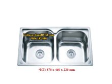 Chậu rửa chén 2 hộc đều Atmor AT-222