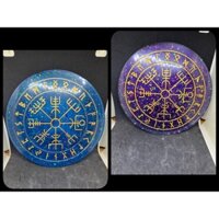 La bàn cổ đại Vegvisir Rune Bảng La bàn handmade