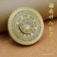 La bàn đồng xoay cầm tay, đồ chơi cầm tay giảm căng thẳng, la bàn xoắn, đĩa bát quái, trang trí phong thủy hai mặt