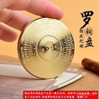 La bàn mini cầm tay bằng đồng retro, đồ chơi fidget Tai Chi Bagua, bán buôn từ nhà sản xuất Yiwu