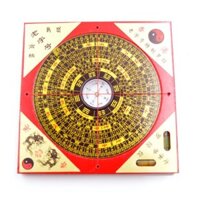 La bàn phong thủy la kinh mặt đồng chuyên nghiệp - Đường kính 18cm. Dụng cụ la bàn phong thủy thiết kế hiện đại, độ bền