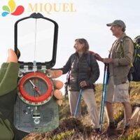 La bàn sinh tồn cắm trại MIQUEL, La bàn cắm trại chống nước nhẹ, có đèn LED có thể điều chỉnh độ phân giải-Đồng hồ nhẫn huỳnh quang phát sáng cho cuộc phiêu lưu ngoài trời