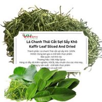 Lá Chúc(Lá Chanh Thái) Thái Sợi Sấy Lạnh Túi 500g(Kaffir Leaf Slice And Dried) Việt Hiệp