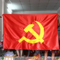 Lá Cờ Đảng, cờ búa liềm, kích thước lớn 1m6x2m4 và 2m x 3m