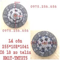 Lá côn 255*10R*1041 có lò so teliu HM1T-TMT2T5 (cái) Lá côn xe tải, ben 2,5 tấn- Đk ngoài F255, 10 Then, 6 lò xo