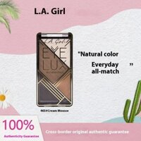 L.A. Girl Cô Gái Bốn Màu Phấn Mắt Ngọc Trai Phấn Mắt Bảng Matte Shimmer Màu Đất Mới Bắt Đầu Ins