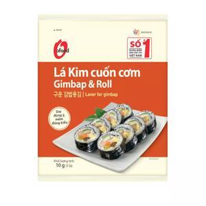 Lá kim cuốn cơm Gimbab & Roll Miwon gói 10g