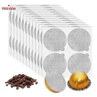 🔥Lá nhôm Nắp đậy Con dấu - Tái sử dụng Viên nang Cà phê 120 Cái, cho Vertuoline Vertuo Tái sử dụng Cà phê Pods Cover Seals 62mm