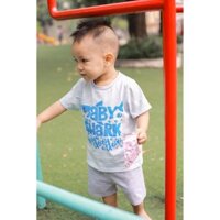 La pomme Bộ cộc tay Baby Shark 3-24 month