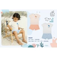 [LA POMME SALE] Bộ cộc La Pomme Cá heo nhỏ SS231