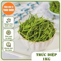 Lá trúc diệp 1kg, lá trúc sấy lạnh, trà lá tre xanh, thơm, sạch