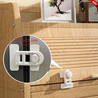 (La) Tủ Lạnh Lò Nướng Gia Đình Bu Lông Cửa Kích Thước Lớn Khóa Cửa Nhỏ Chống Trộm Phòng Tắm Phòng Ngủ Chống Khóa Hiện Vật Cửa Lò Xo