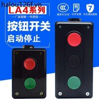 La4-2h 3H Nút Nhấn Công Tắc Khởi Động Nguồn Dừng Tự Đặt Lại Điều Khiển Nút Đôi Hộp Công Tắc Hai Ba