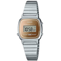 LA670WES-4A | Đồng Hồ Casio | Nữ | Điện Tử Cổ Điển | Dây Kim Loại | Mặt Vuông