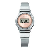 LA700WE-4ADF | Đồng Hồ Casio Nữ | Dây Kim Loại | Điện Tử Cổ Điển | Chống Nước