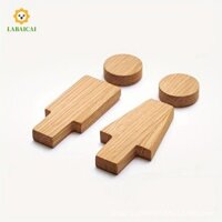 Labaicai 2 Cái / se Nam Nữ Nhà Vệ Sinh Ký Bền Đẹp Trang Trí Phòng Tắm Tường