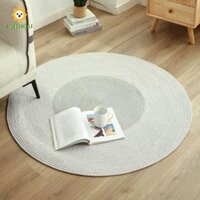 Labaicai Cotton Dây Dệt Thảm Tua Rua Phòng Ngủ Mềm Mại