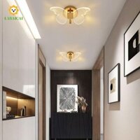Labaicai LED Bướm Đèn Tường Kim Loại Acrylic Trang Trí Nhà Cửa Khách Sạn