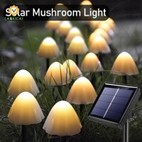 Labaicai Năng Lượng Mặt Trời Nấm Ánh Sáng Chống Thấm Nước Cảnh Quan Trang Trí Con Đường Nhiều Màu Sắc Ngoài Trời 8 Chế Độ Cọc Đất Đèn