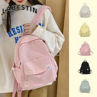 LABESTIN Ba lô dễ thương cho bé gái, mới, đơn giản, giản dị, nhỏ gọn, đẹp mắt, túi màu sắc đồng nhất