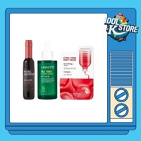 [Labiotte] LABIOTTE CHATEAU WINE LIP TINT / LABIOTTE TEA TREE CRAMING SERUM / BỘ MẶT NẠ LABIOTTE CODE-DERM SHEET