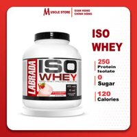 Labrada Iso Whey, Bổ sung 25g Whey Protein Isolate 100, Hấp Thu Nhanh, Không Lactose - strawberry - Không Quà Tặng