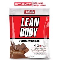 Labrada Lean Body 1 gói , Sữa Thay Thế Bữa Ăn, 40g Protein, 8G Chất Béo Tốt &amp; Chất Xơ, 22 Vitamin và Khoáng Chất  - Chocolate