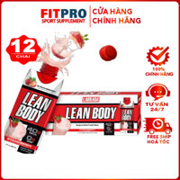 Labrada Lean Body RTD, Thùng 12 Chai (500ml/Chai) | Sữa Thay Thế Bữa Ăn Uống Liền Tiện Lợi