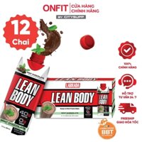Labrada Lean Body RTD, Thùng 12 Chai (500ml/Chai) | Thực Phẩm Bổ Sung Protein, Sữa Thay Thế Bữa Ăn Uống Liền Tiện Lợi