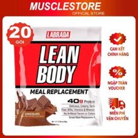 Labrada Lean Body (Set 20Gói), Sữa Thay Thế Bữa Ăn, 40g Protein, 22 Vitamin Khoáng Chất