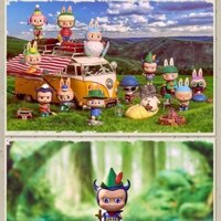 Labubu Elf Wild Travel Series Xác nhận Đồ chơi hợp thời trang Hình Đồ trang trí Hộp bí ẩn Quà tặng