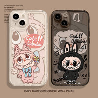 Labubububububububutu Thích Hợp Cho Huawei pura70 Ốp Điện Thoại iPhone16promax Apple 14pro Cặp Đôi 13mini Dễ Thương vivo Glory magic6 Trong Suốt oppo Hoạt Hình xsmax