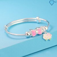Lắc bạc cho bé gái hình Hello Kitty LTT0049 Trang Sức TNJ