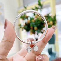 Lắc bạc cho bé trai chất liệu Bạc S99 chạm khắc tinh xảo