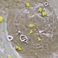 🌙Lắc Bạc Nữ - Vòng Tay Bạc Đẹp Giá Rẻ Trao Yêu Thương L-1783🌙