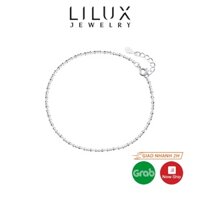 Lắc chân bạc 925 LILUX LC002 cá tính