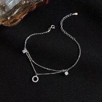 Lắc chân bạc kiểu dáng đẹp Minh Hằng Jewelry