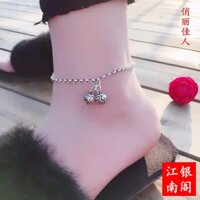 Lắc Chân Bạc May Mắn Phong Cách Thái Lan Cổ Điển Thời Trang Cho Nữ