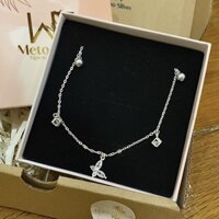 Lắc chân bạc nữ Cánh Tiên Vòng đeo chân bạc - Metoo Silver