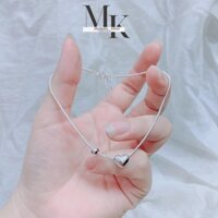 Lắc Chân Bạc Nữ Mẫu Trái Tim Cá Tính - Vòng Chân Bạc MiuNaKo