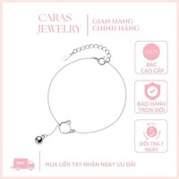 Lắc chân bạc nữ mèo chuông CARAS JEWELRY BẠC 925