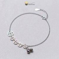 Lắc Chân Bạc Nữ S925 Chuông Kim Tiền Cá Tính Năng Động - Amooi Silver AC2496