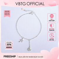 Lắc chân bạc VBTG Moonlit Starry Sky Silver Anklet - Lắc chân bạc S925 VBTG9026