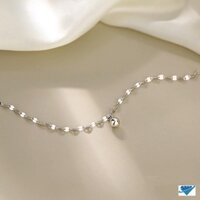 Lắc chân bạc xoắn chuông nhỏ hot trend Tiệm Bạc Mê Ly cam kết bạc chuẩn