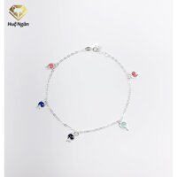 Lắc chân bạc Ý 925 Huệ Ngân- Cá heo vui vẻ JL039