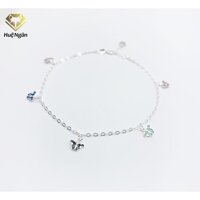 Lắc chân bạc Ý 925 Huệ Ngân- BUTTERFLY JL004
